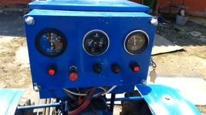 Установка генератора на тяжелый мотоблок