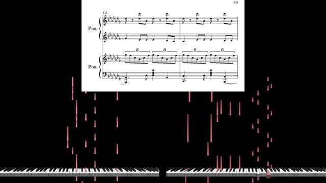 Thomas Bergersen - Xunia (piano duet) [free piano sheets] смотреть онлайн