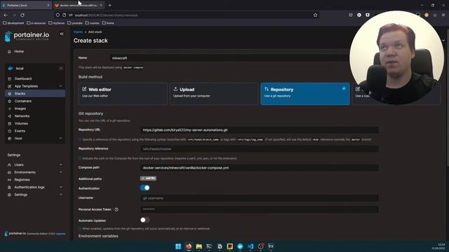 Portainer: Удобный менеджер docker контейнеров для VPS смотреть онлайн