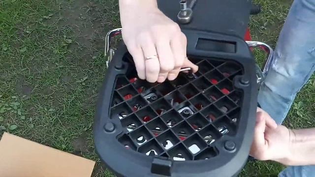 Как установить кофр для мотоцикла, своими руками, обзор смотреть онлайн