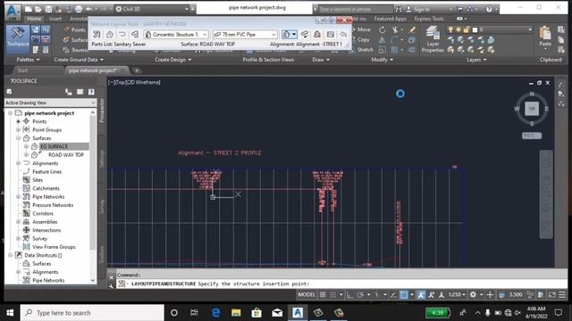 Introducing Pipe Network l Sanitary Sewer Pipe and Structure l AutoCAD Civil3D Hindi/Urdu Lesson 1 смотреть онлайн