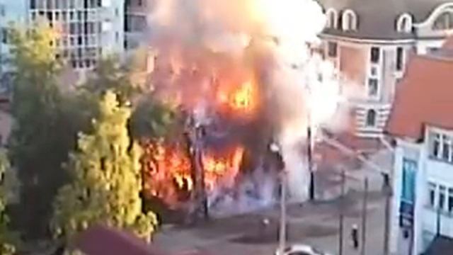 Пожар в центре Архангельска.avi смотреть онлайн