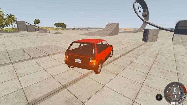 Fiat Uno VS Peugeot 205 VS Lada 2109 (Сравнение машин в BeamNG) смотреть онлайн