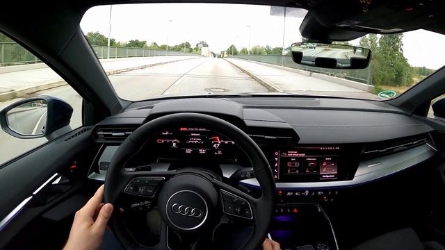 2022 Audi S3 Sedan (310PS) POV Drive + Autobahn Top Speed (268km/h)