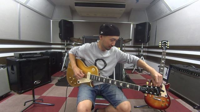 Gibson Les Paul を２本弾かせていただきましたー！！ смотреть онлайн