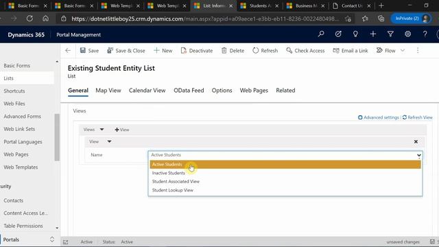 How to Configure Power App Portal Entity Forms, Entity List and Navigation Menus | Dynamics CRM 36 смотреть онлайн