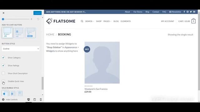 How To Enable and Disable Quick View in Flatsome Theme - WooCommerce Tutorial смотреть онлайн