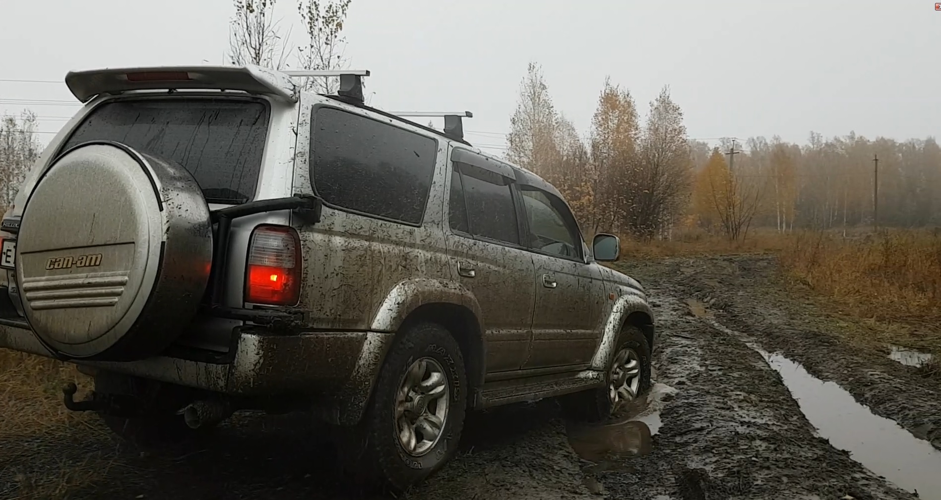 Лайт покатушка на Hilux Surf 185 3rz-fe 2001г. Как едет сток по лайту.mp4 смотреть онлайн