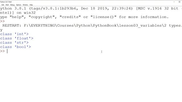 3. Python - Variables, Literals, Assignments смотреть онлайн