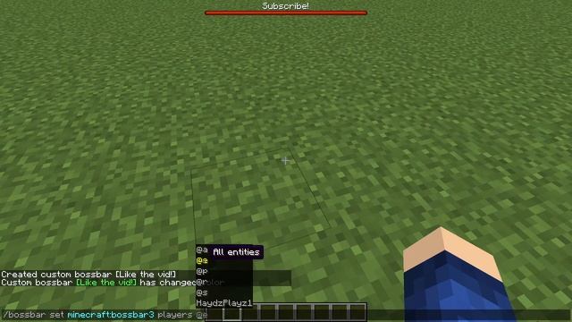 How to make a custom bossbar! (Minecraft) смотреть онлайн