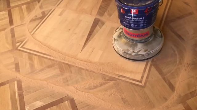Циклевка паркета, шлифовка и покрытие лаком. смотреть онлайн