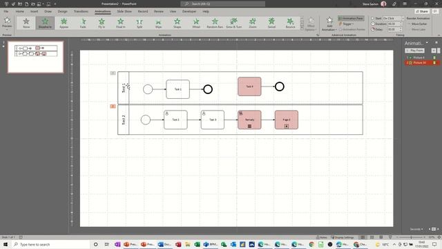 How to add a Microsoft Visio drawing to PowerPoint and animate it смотреть онлайн