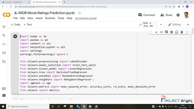 1 Importing Libraries смотреть онлайн