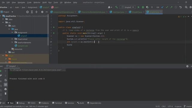 Java problems to solve for beginners - Determining square or rectangle смотреть онлайн