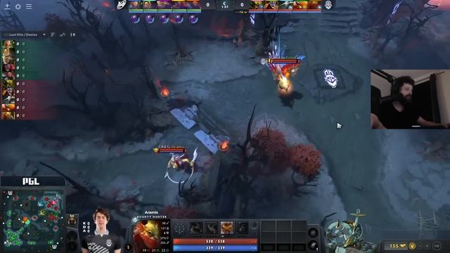 Old G forced to play 4v5 vs Nigma coz Aramis left the game & refused to play смотреть онлайн