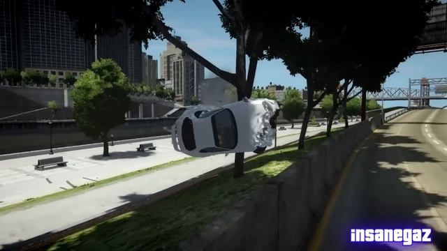 GTA IV Toyota Supra Tuning Crash Testing - Insanegaz смотреть онлайн