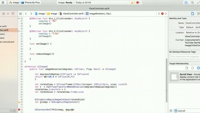 ZOOM UIImageView (ЗУМ КАРТИНКИ) Часть 3 смотреть онлайн