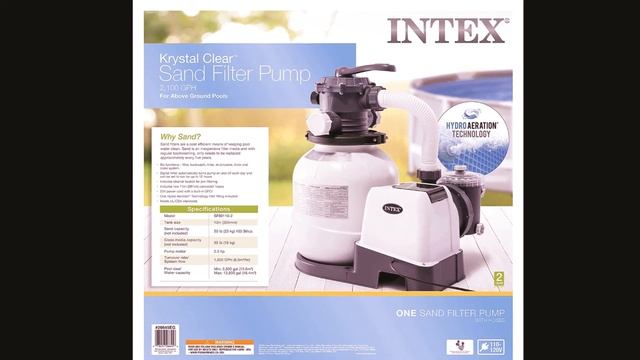 ⭐⭐⭐⭐⭐ Intex 26645EG Krystal Clear Sand Filter Pump - REVIEW смотреть онлайн
