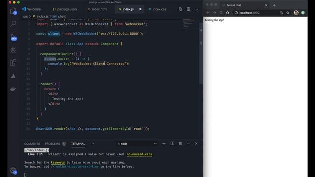 WebSockets tutorial: How to go real-time with Node and React смотреть онлайн