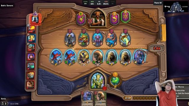 FOREST WARDEN OMU - QUICK LEVEL UP! HEARTHSTONE BATTLEGROUNDS!