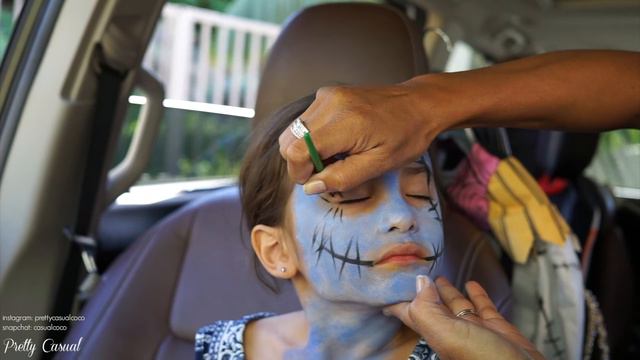 SALLY NIGHTMARE BEFORE CHRISTMAS MAKEUP - KIDS смотреть онлайн