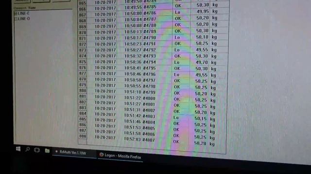 In motion checkweigher logger on spreadsheet by PT. LOMAX смотреть онлайн
