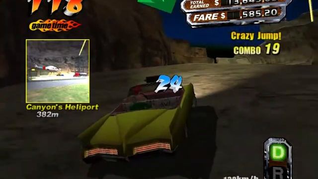 Crazy Taxi 3: High Roller - Glitter Oasis - 23,735.62$ - Class: CRAZY! [Gameplay] #gameplay смотреть онлайн