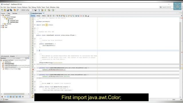 Java Create a New Color by Dividing RGB Components for Mouse Entered Exit Events in jLabel NetBeans смотреть онлайн