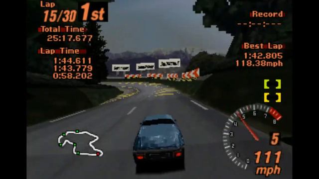 Gran Turismo 2 (ePSXe) Lets Play #41 - Trial Mountain 30 Laps смотреть онлайн