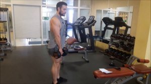 Румынская становая тяга с гантелями