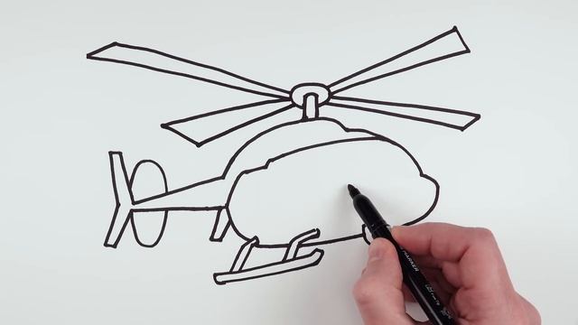 How To Draw A Helicopter | Easy Drawing Tutorial For Beginners