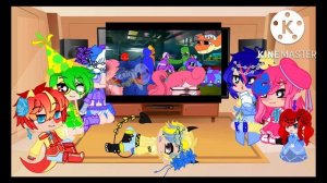 Poppy playtime reacts to poppy playtime meets rainbow friends