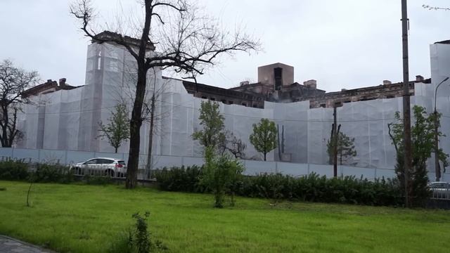 Мариуполь. пр. Ленина, Фонтан , Исторические дома(РЕМОНТ) смотреть онлайн