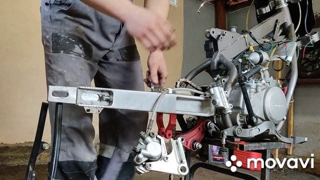 Разбор ПИТ-БАЙКА. Gruphon Orion 160 Supermoto Pro. смотреть онлайн