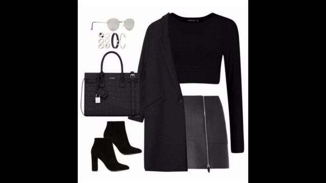 Кожаная юбка с чем носить / Leather Skirt #fashionstyle #юбка