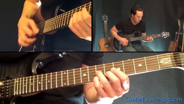Hangar 18 Guitar Lesson - Megadeth - Famous Riffs смотреть онлайн