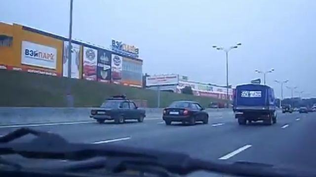 Москва. Поездка по МКАД до Химок смотреть онлайн
