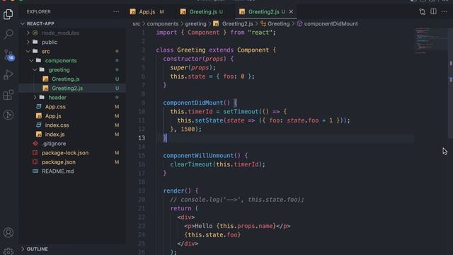 React Lifecycle methods (1) смотреть онлайн