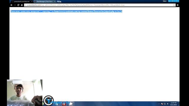 How to fix syntax error in wordpress - YVAssistant смотреть онлайн