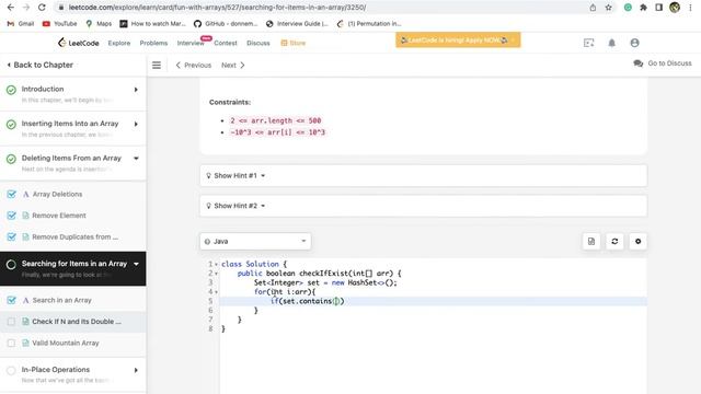 Check If N and Its Double Exist | Leet Code | Easy | 1346 смотреть онлайн