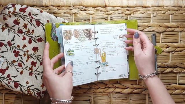 Обновления/ Заполненные развороты в filofax personal Malden ? смотреть онлайн