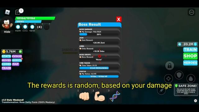 *UPDATE 6* NEW BOSS IN PLANET NAMEK Super Evolution! Roblox Super Evolution смотреть онлайн
