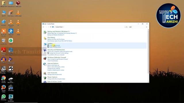 How to Create a System Restore Point tamil | TECH THAMIZHI смотреть онлайн