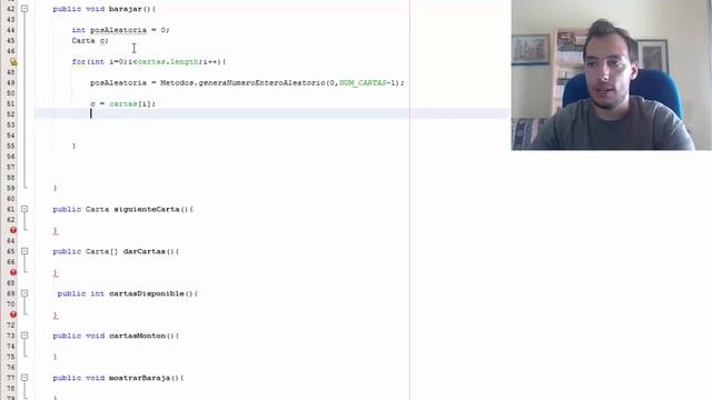 Ejercicios Java - POO #5 - Baraja de cartas смотреть онлайн