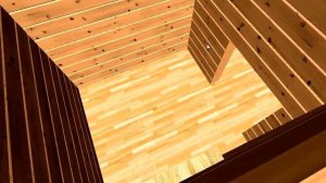 3d Проект - брусовая баня 4 на 4 под ключ #Баня из бруса