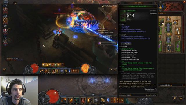 Diablo 3 / ZDPS BARB / GR 90-100 + ( gameplay / commentary ) смотреть онлайн