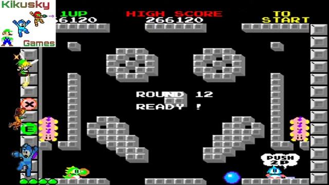 SUPER BUBBLE BOBBLE ARCADE 1986 TAITO GAMEPLAY @Kikusky Games ARCADE GAMES смотреть онлайн