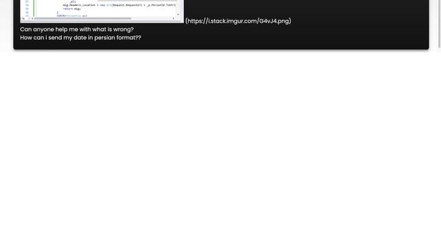 Correct way to use PersianCalendar as Table column in entity framework смотреть онлайн