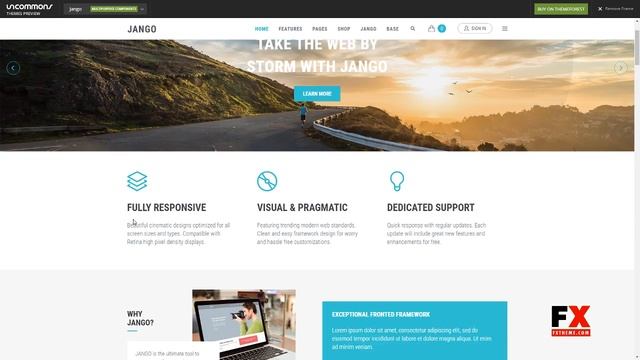 Jango Highly Flexible Component Based WP Theme Odell Raeburn смотреть онлайн