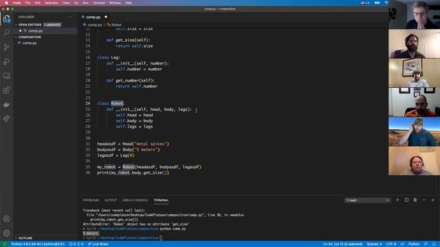 W3D2: Python Class Composition смотреть онлайн